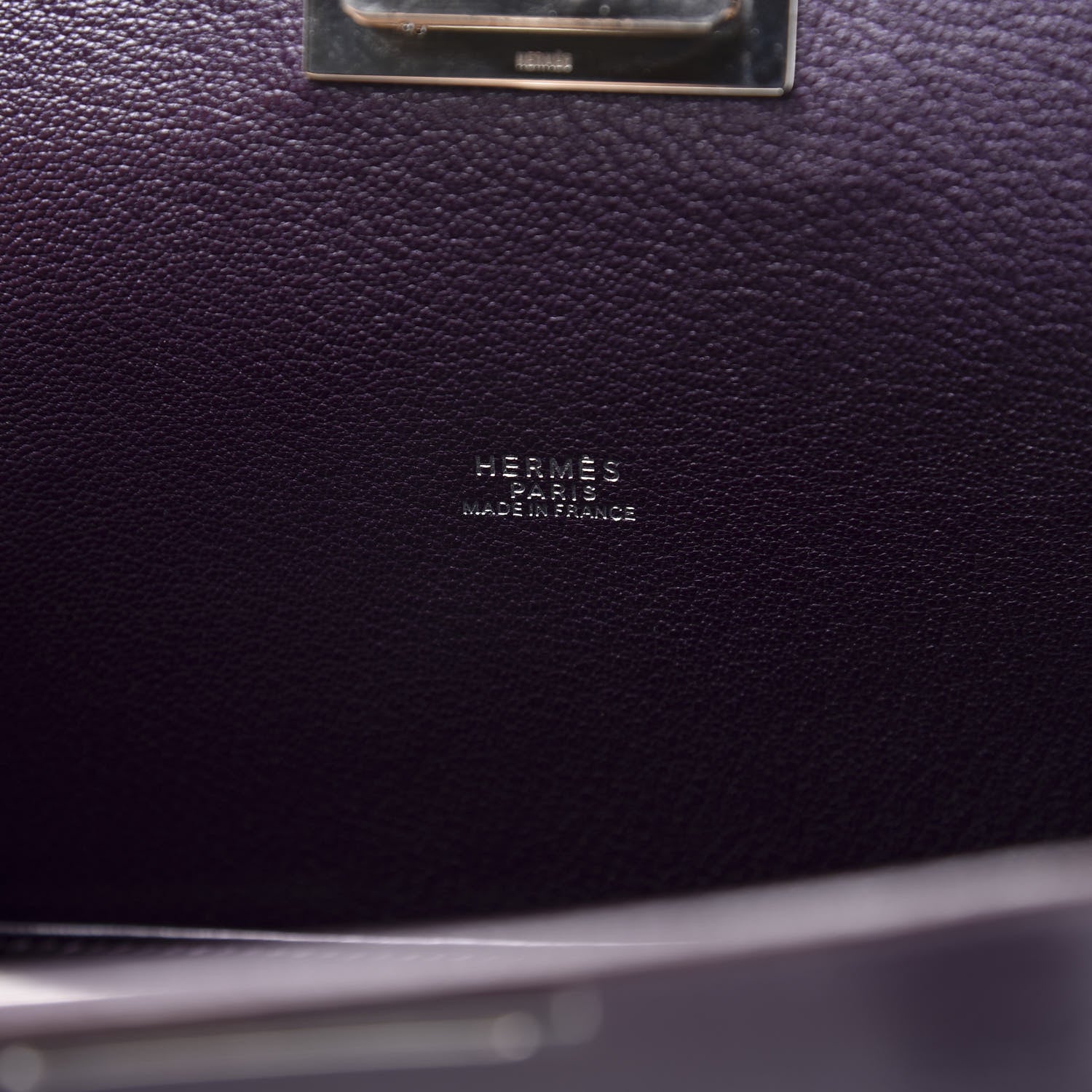 Hermes Box Handle Bag Raisin 7 of 17