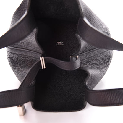 Hermes Taurillon Clemence Picotin Lock 18 PM Black 5 of 10