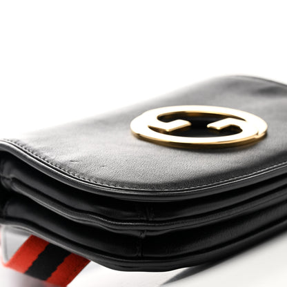 Gucci Roxy Calfskin Web Blondie Belt Bag 90 36 Black 7 of 8
