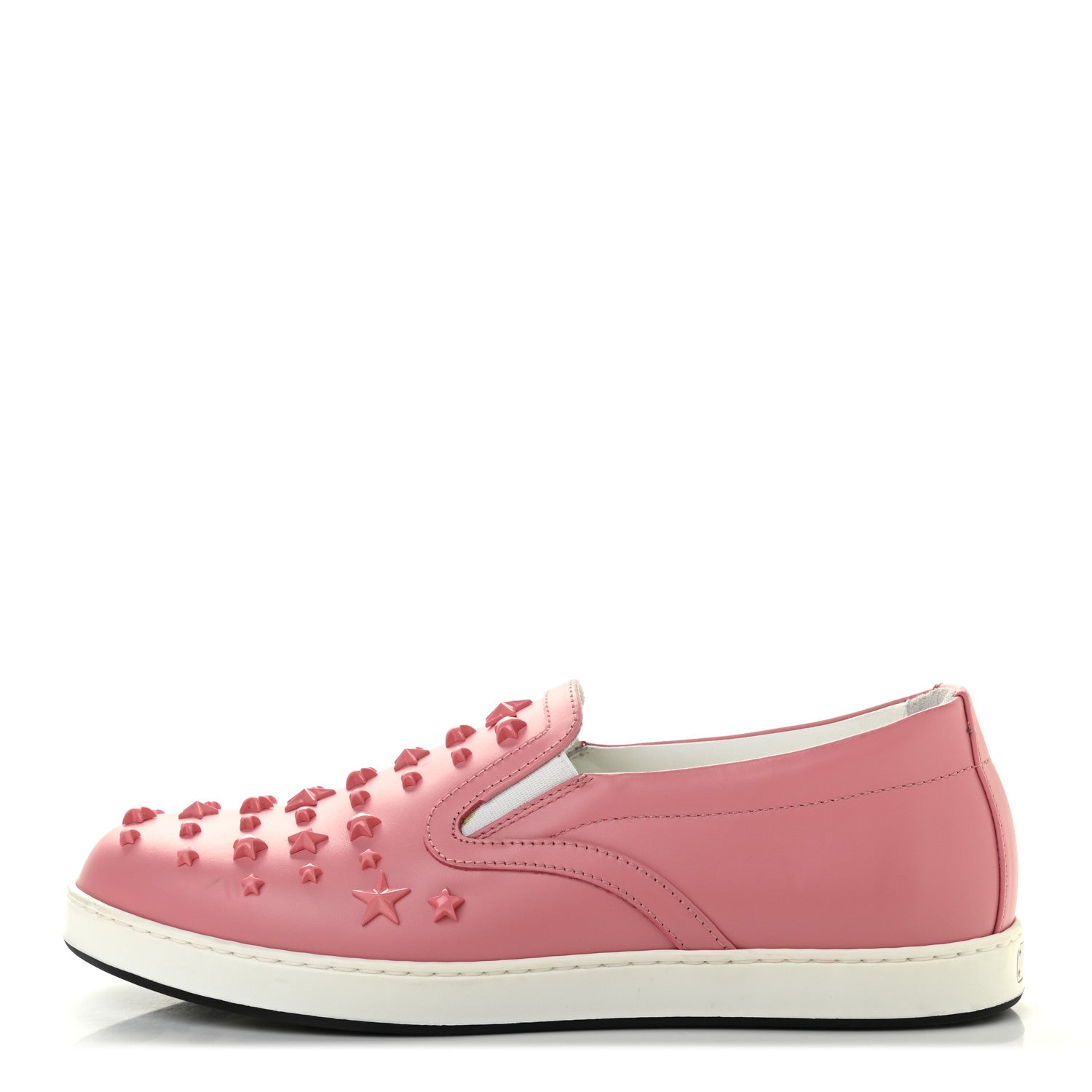 Jimmy Choo Calfskin Grove Sneakers 37.5 Pink 1 of 18