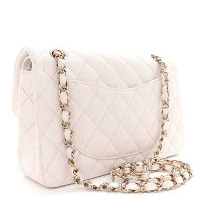 Chanel Caviar Quilted Small Double Flap White 3 of 10