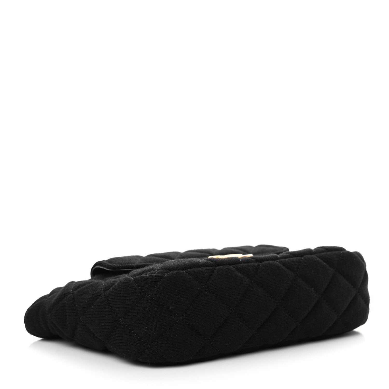 Chanel Jersey Quilted Small Wavy CC Hobo Black 4 of 11