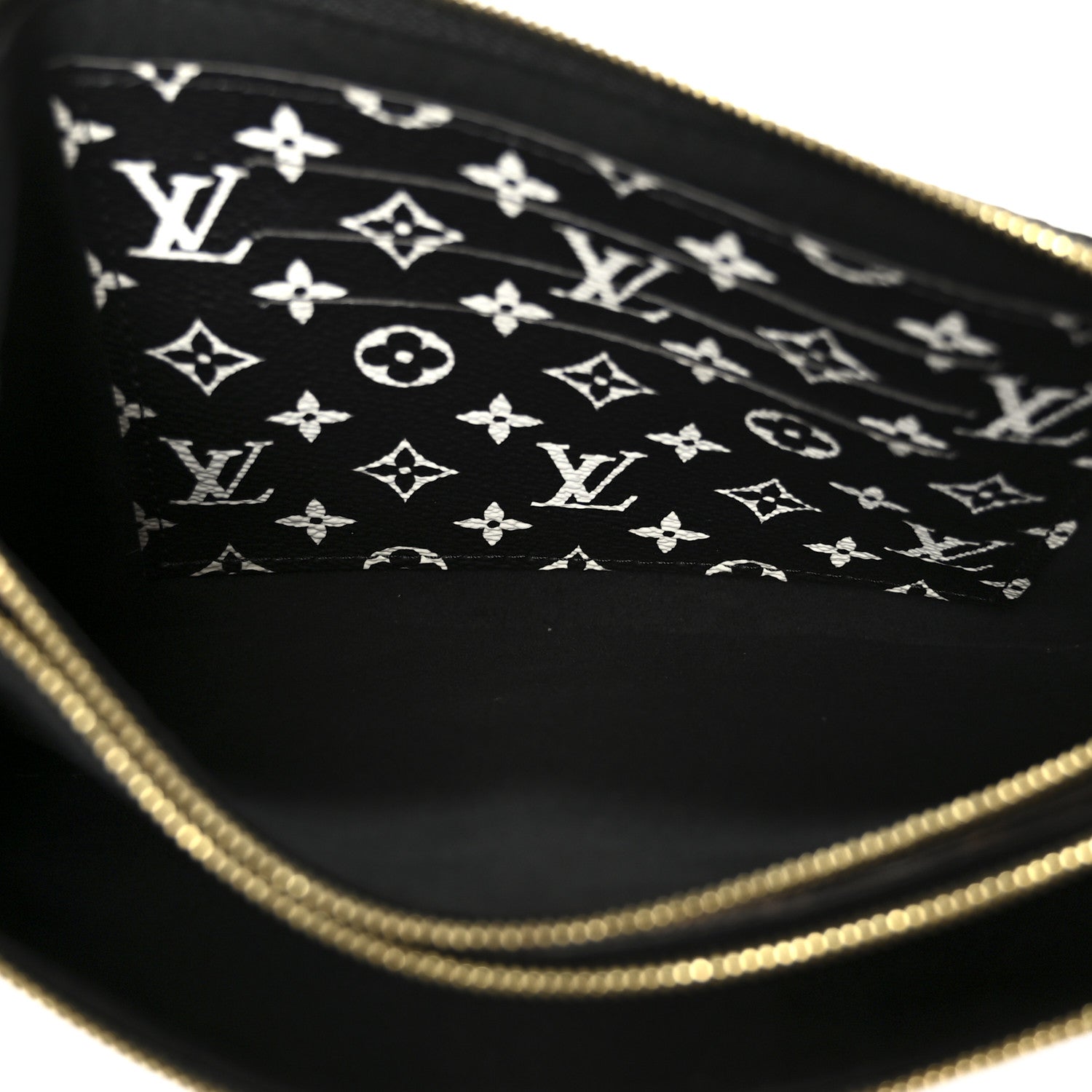 Louis Vuitton Monogram Giant Jungle Pochette Double Zip Black