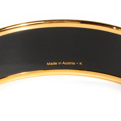 Hermes Enamel Printed Carriage Wide Bracelet 70 4 of 5