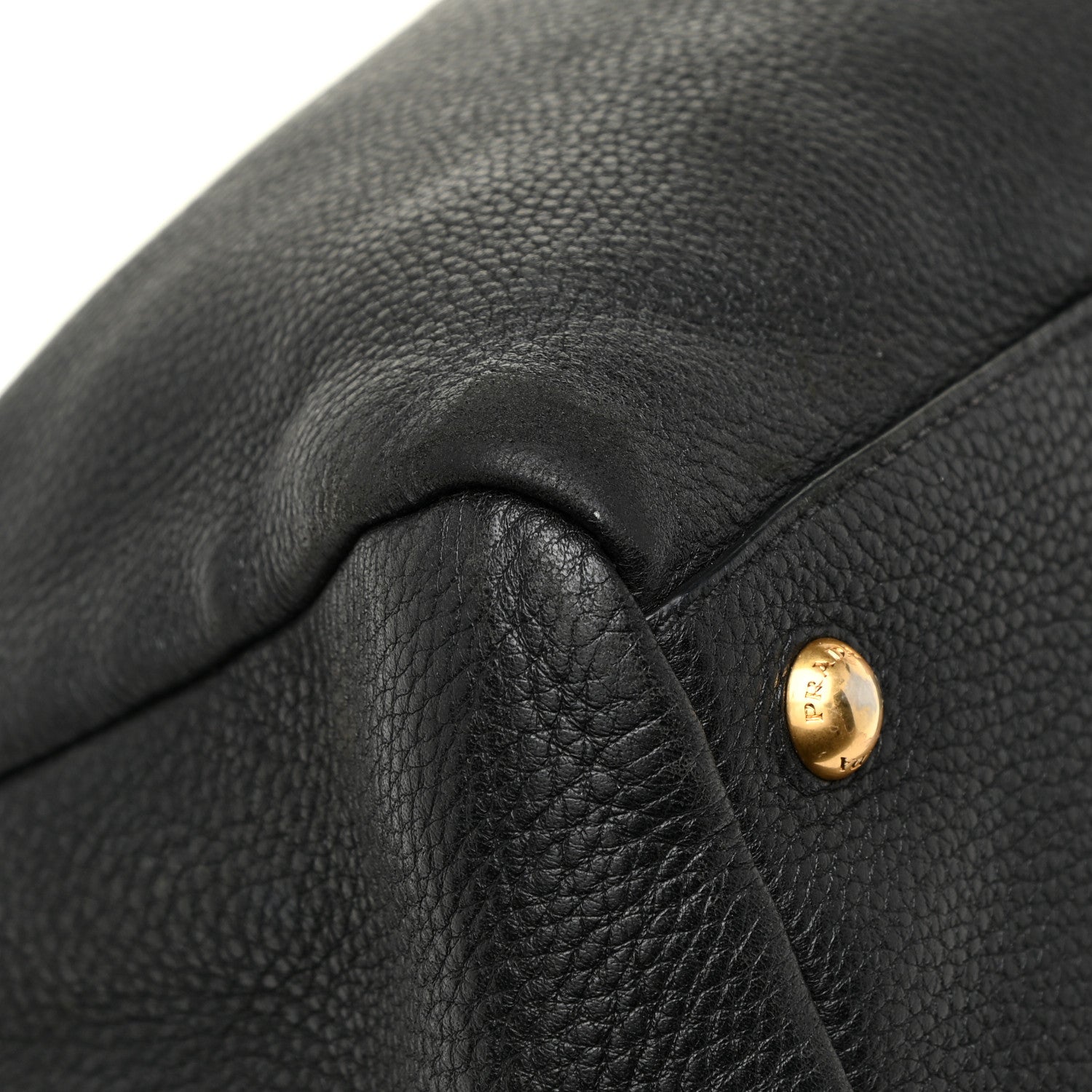 Prada Vitello Daino Shopping Satchel Black 16 of 18