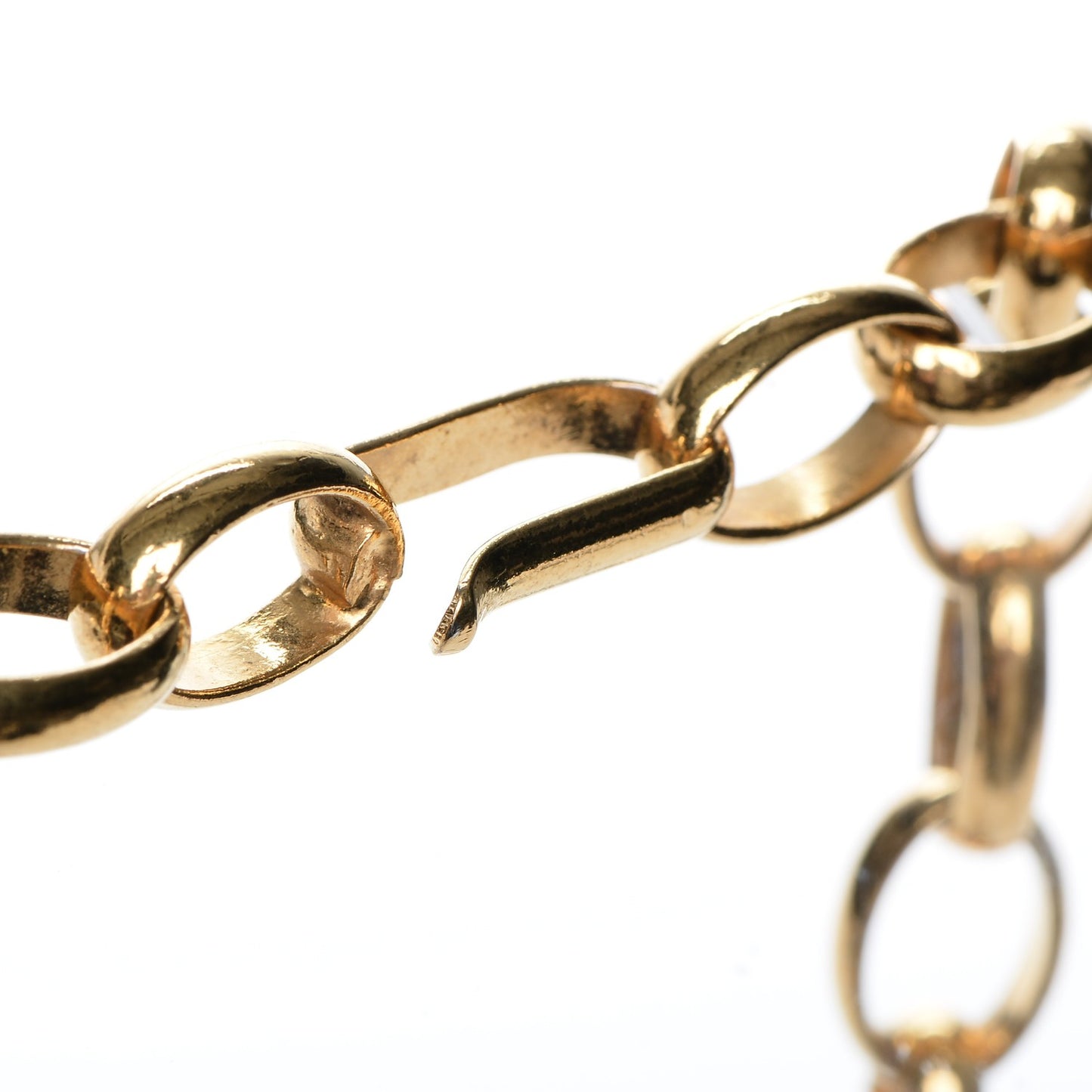 Medallion Long Chain Necklace Gold