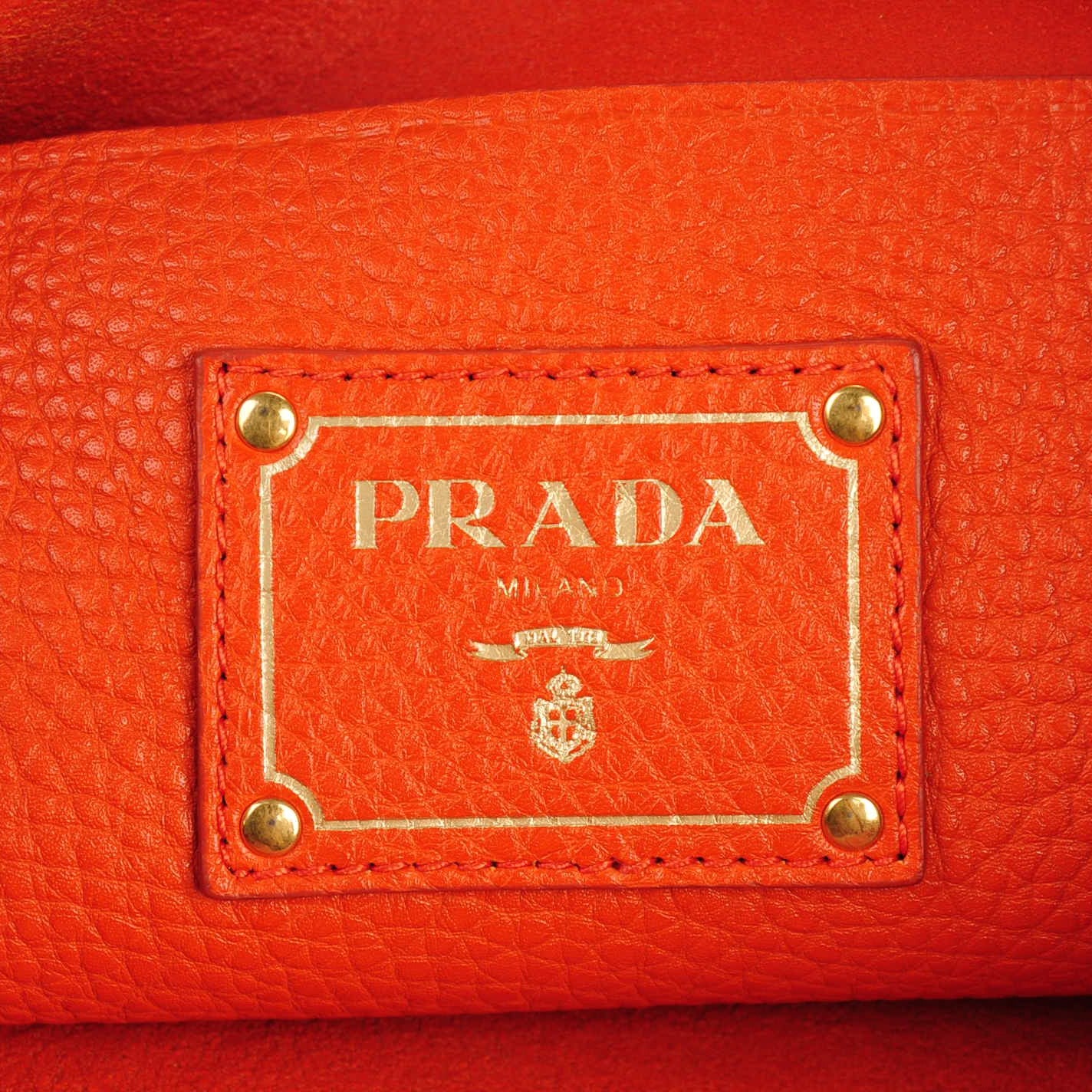Vitello Daino Tote Papaya