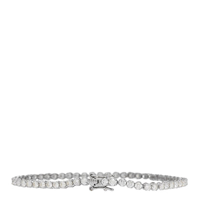 Parker & West by FASHIONPHILE 18K White Gold Diamond 1.35ctw Tennis Bracelet 3 of 4