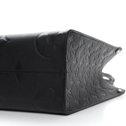 Louis Vuitton Empreinte Monogram Giant Onthego MM Black 10 of 11