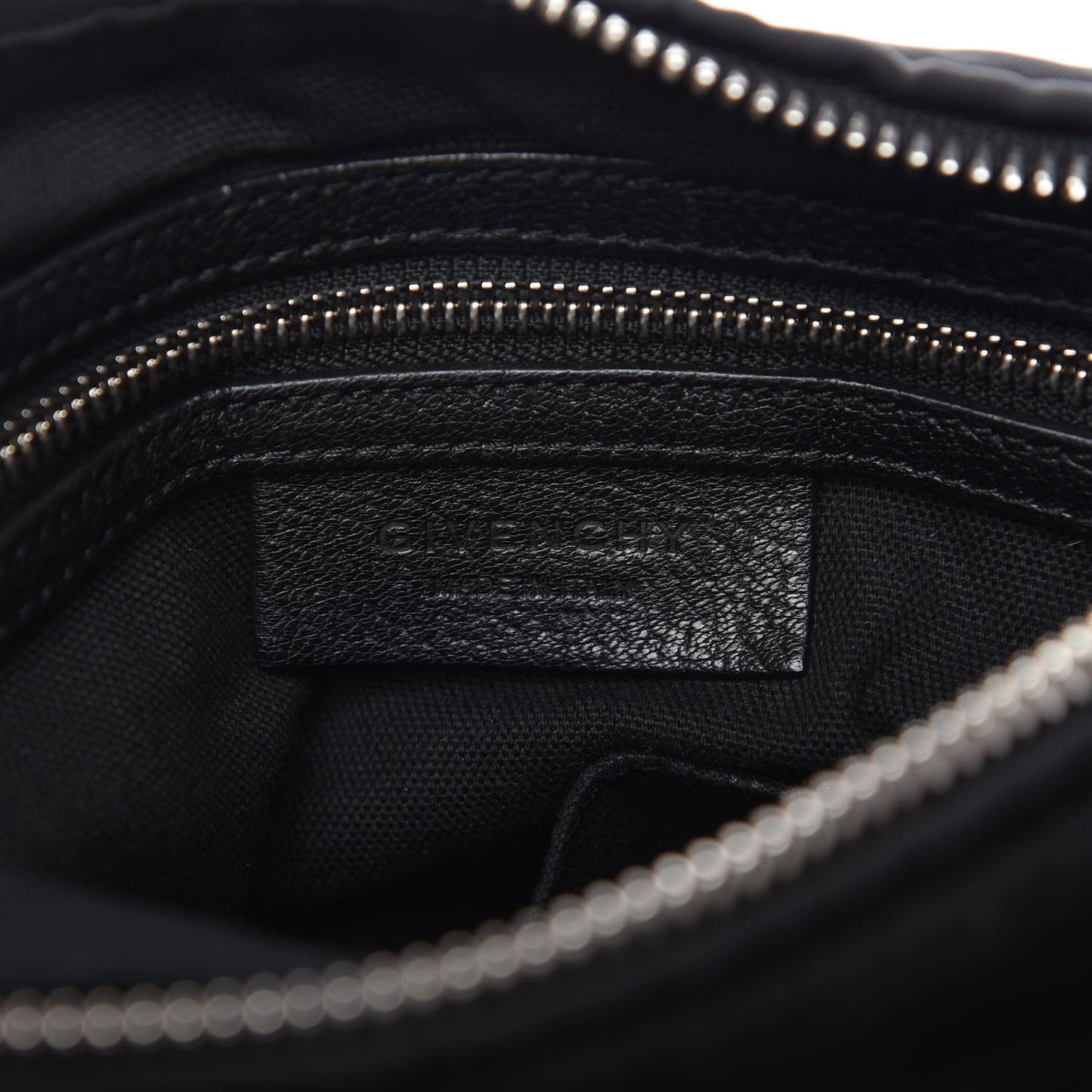 Nylon Small Pandora Logo Strap Black