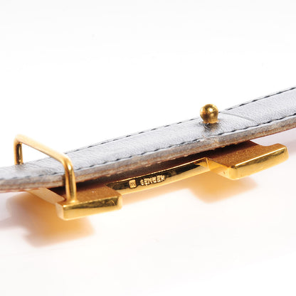 Hermes Box Courchevel Reversible Polished Constance 24mm H Belt 70 Noir Gold 7 of 7