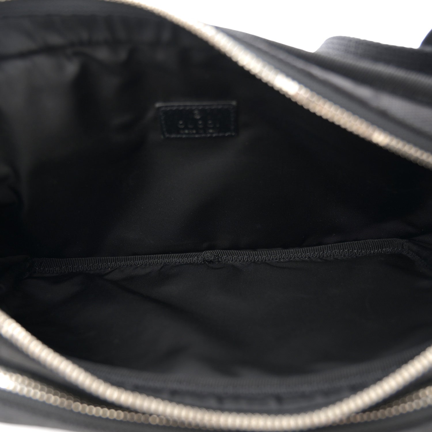 Gucci Econyl Nylon Monogram Off The Grid Large Belt Bag Black 6 of 11