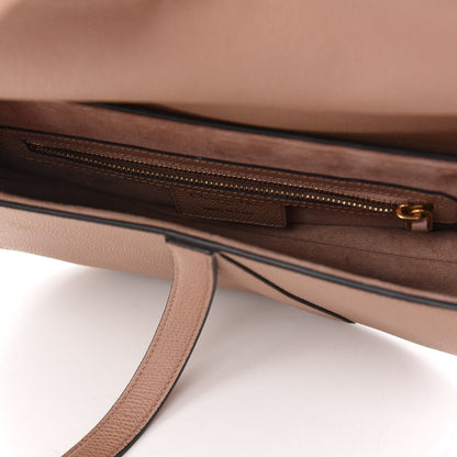 Christian Dior Grained Calfskin Saddle Bag Pink 5 of 9