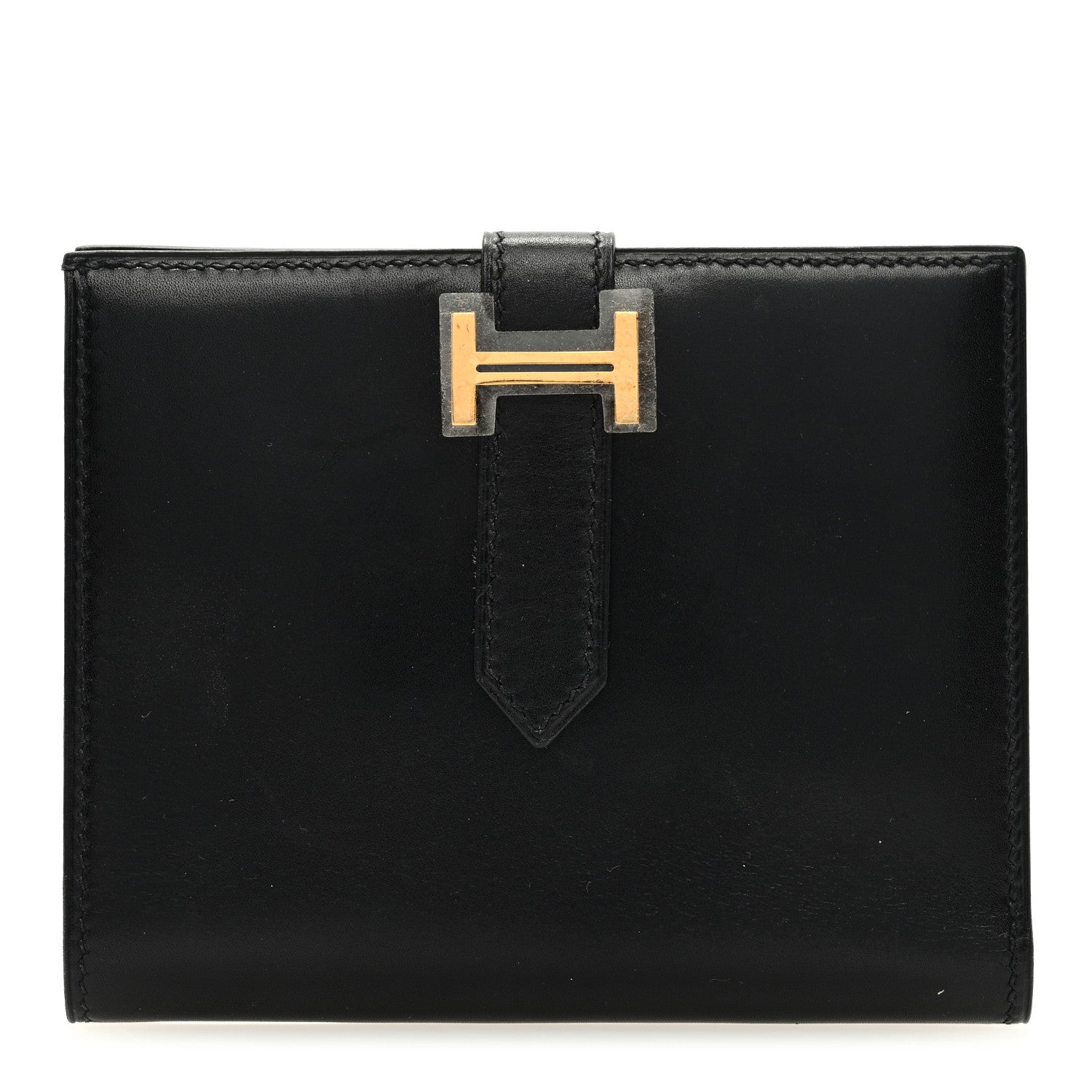 Hermes Box Bearn Compact Wallet Black 1 of 6