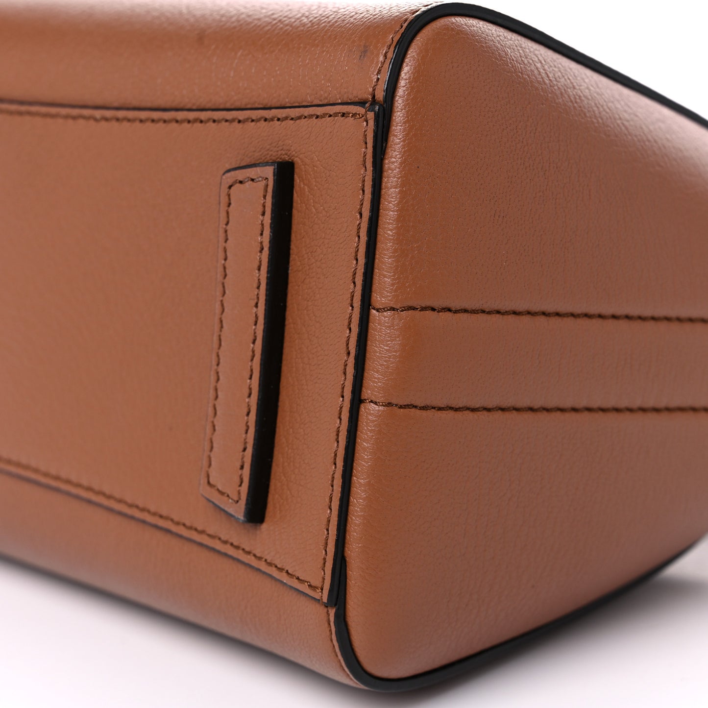 Sugar Goatskin Mini Antigona Pony Brown