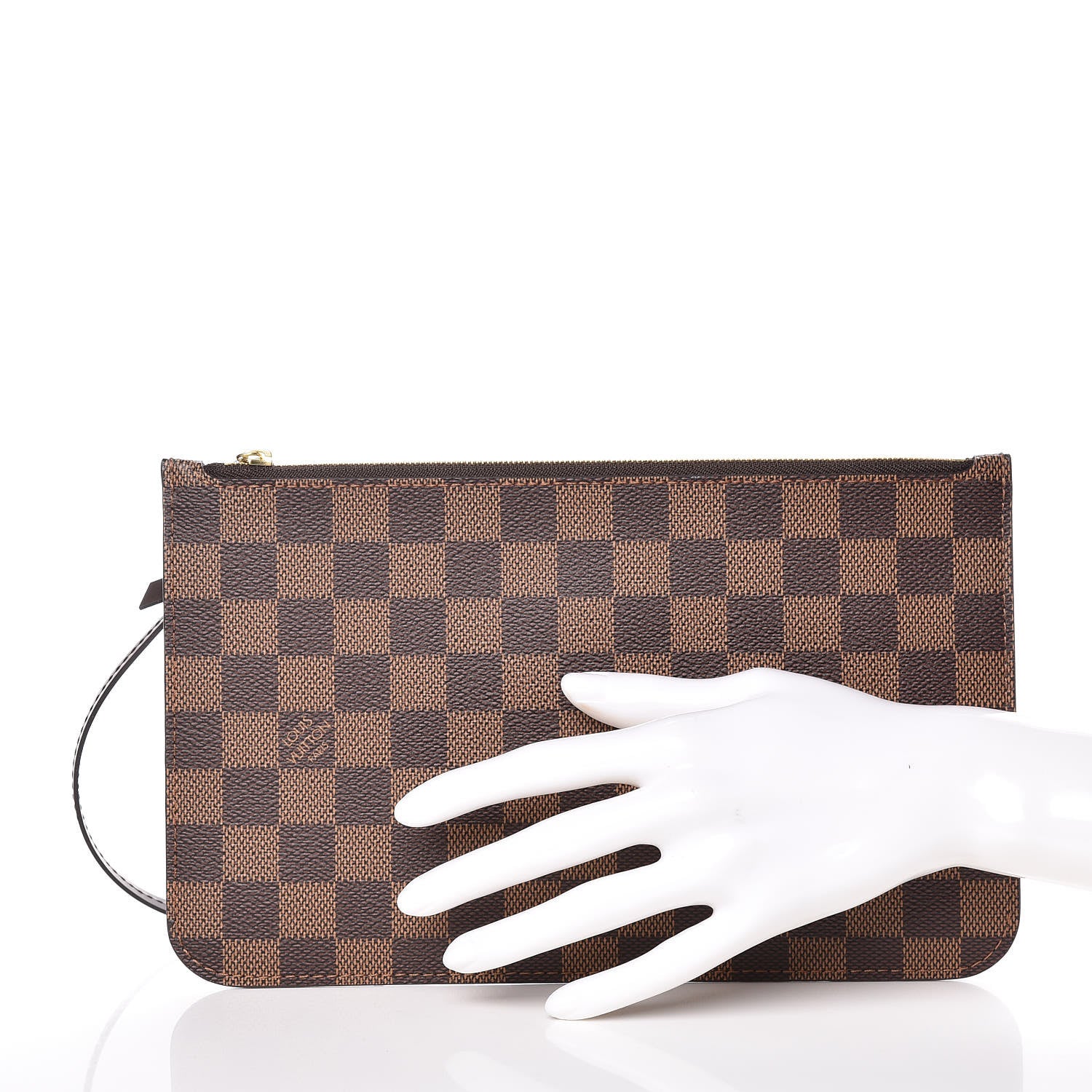Louis Vuitton Damier Ebene Neverfull MM GM Pochette 2 of 8