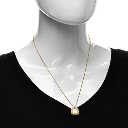 Roberto Coin 18K Yellow Gold Mother of Pearl Pois Mois Pendant Necklace 2 of 5
