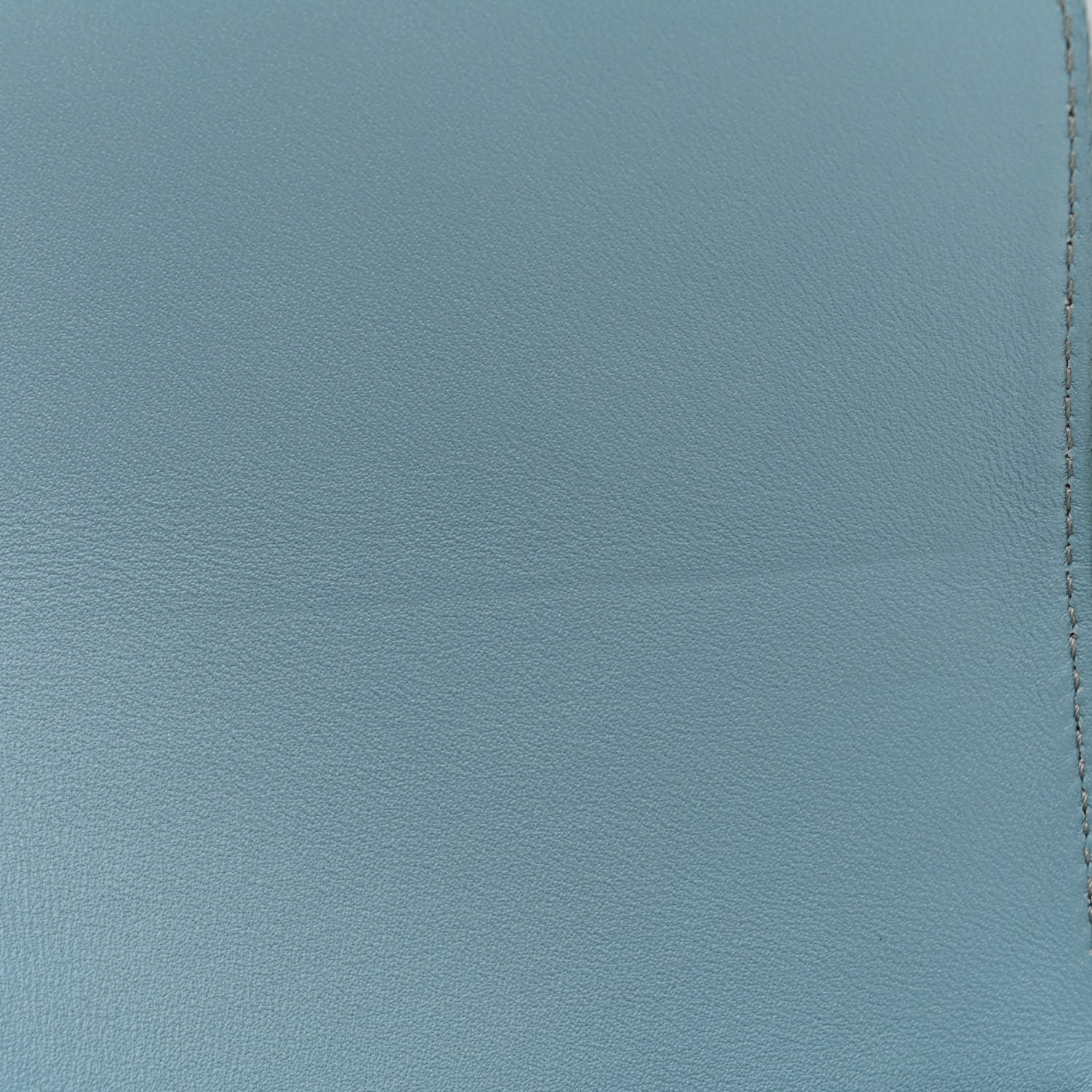 Celine Shiny Calfskin Teen Triomphe California Blue 10 of 10