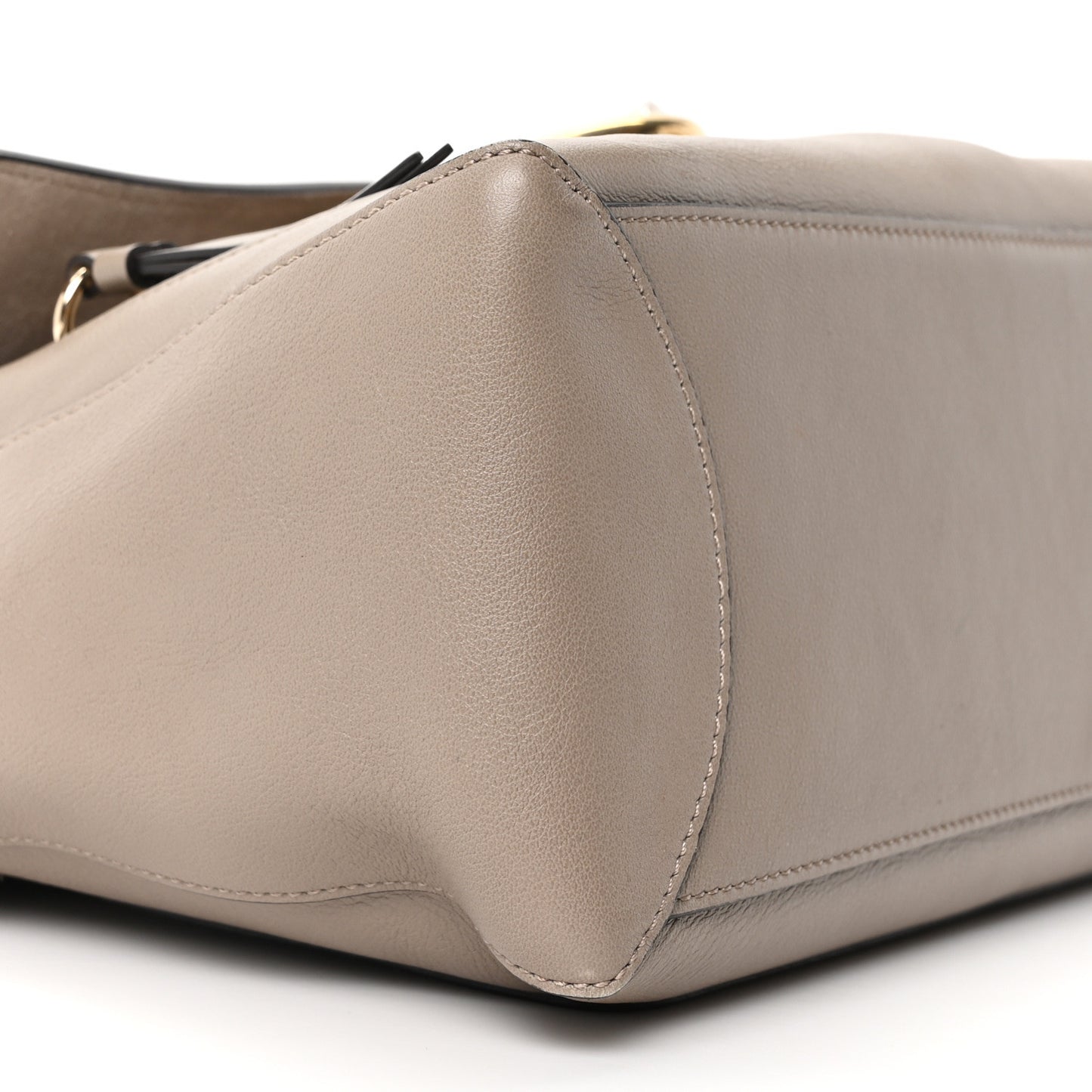 Calfskin Medium Faye Day Shoulder Bag Motty Grey