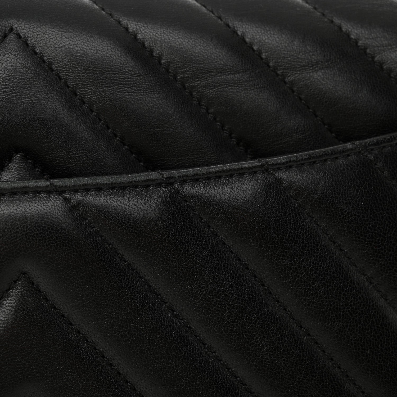 Chanel Lambskin Chevron Quilted Medium Trendy CC Dual Handle Flap Bag Black 17 of 18