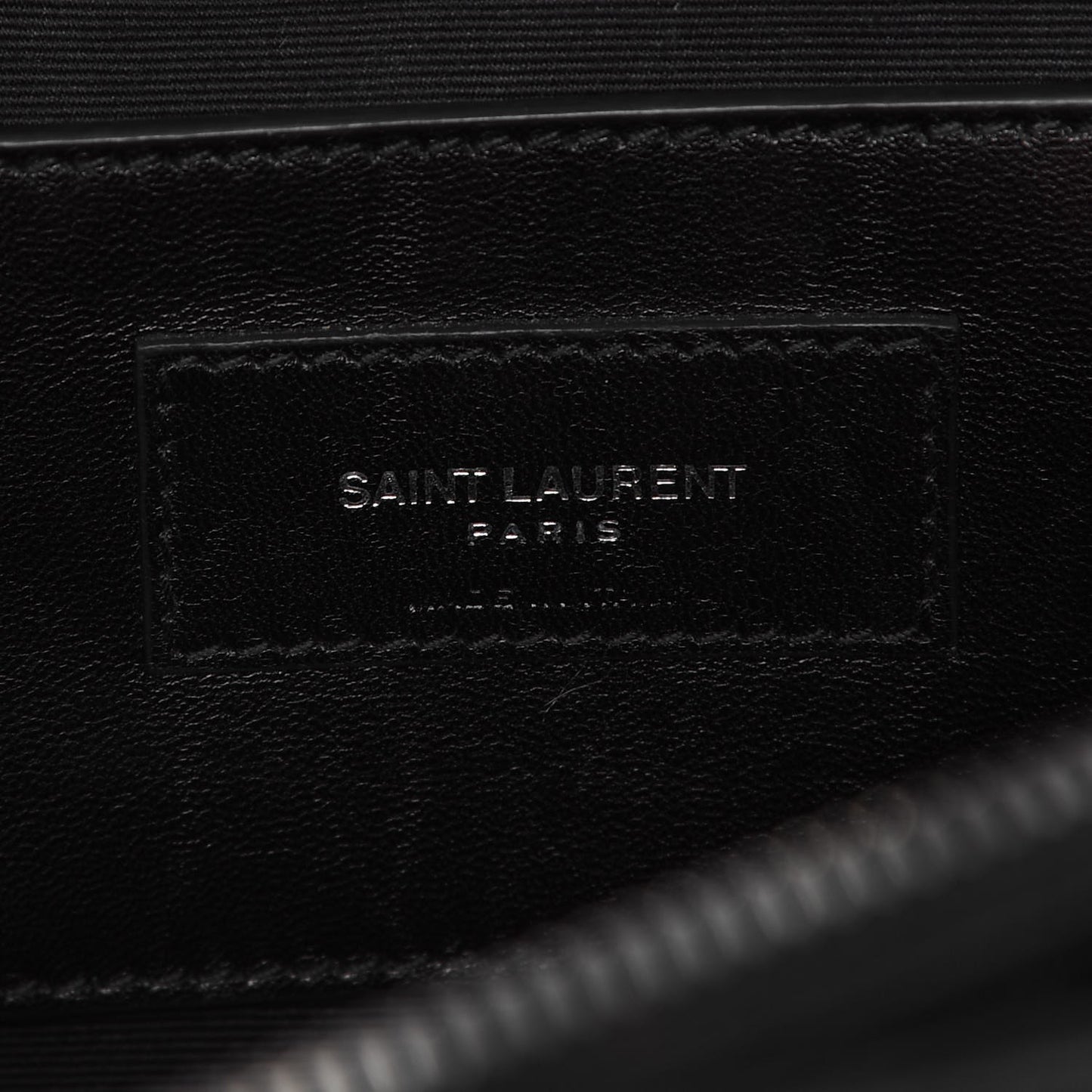 Calfskin Mixed Matelasse Triquilt Large Monogram Satchel Black
