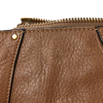 Chloe Grained Calfskin Small Hayley Hobo Nut 9 of 9
