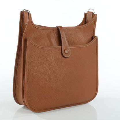 Hermes Taurillon Clemence Evelyne III PM Gold 4 of 10