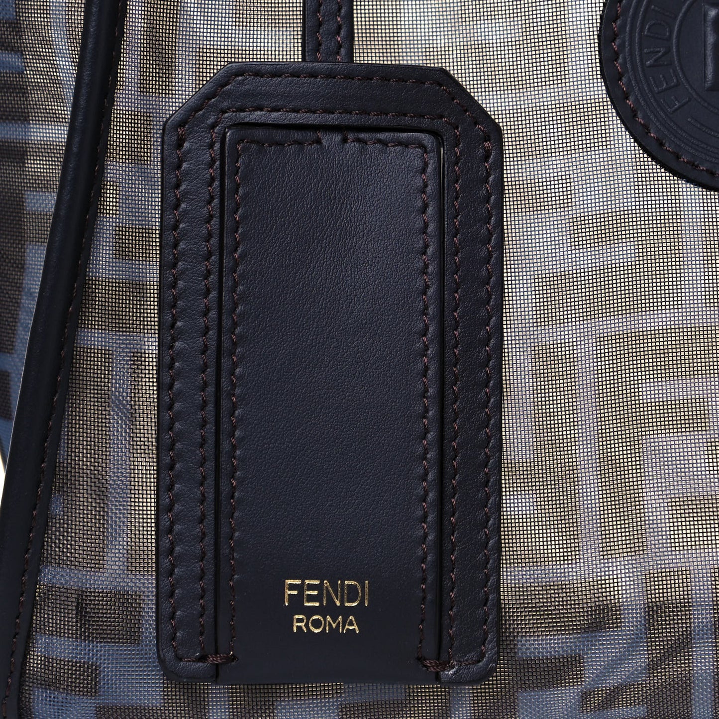 Mesh Vitello Century FF 1974 Mini Peekaboo Defender Cover Azzurro Black Ebano