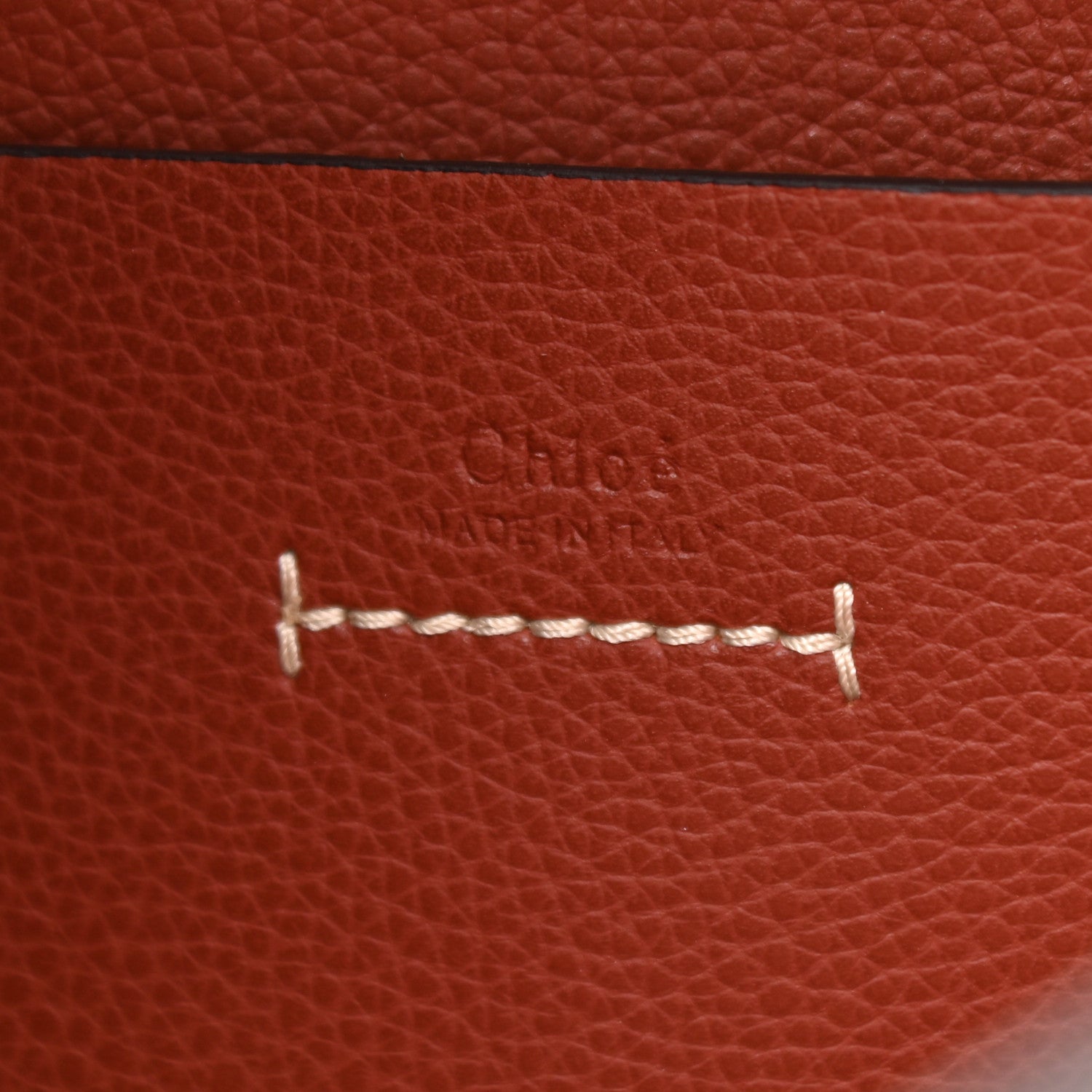 Chloe Small Grain Smooth Calfskin Medium Darryl Hobo Sepia Brown 6 of 9