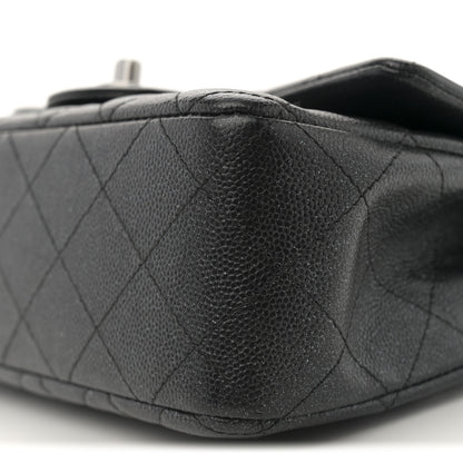 Chanel Iridescent Caviar Quilted Mini Rectangular Flap Black 10 of 10