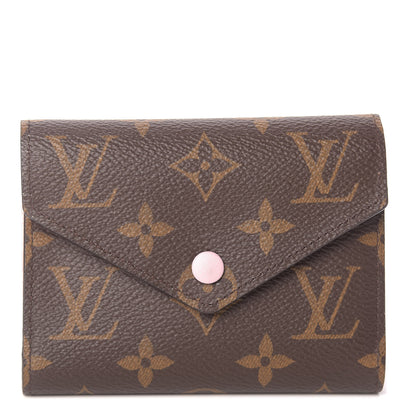 Louis Vuitton Monogram Victorine Wallet Rose Ballerine 1 of 6