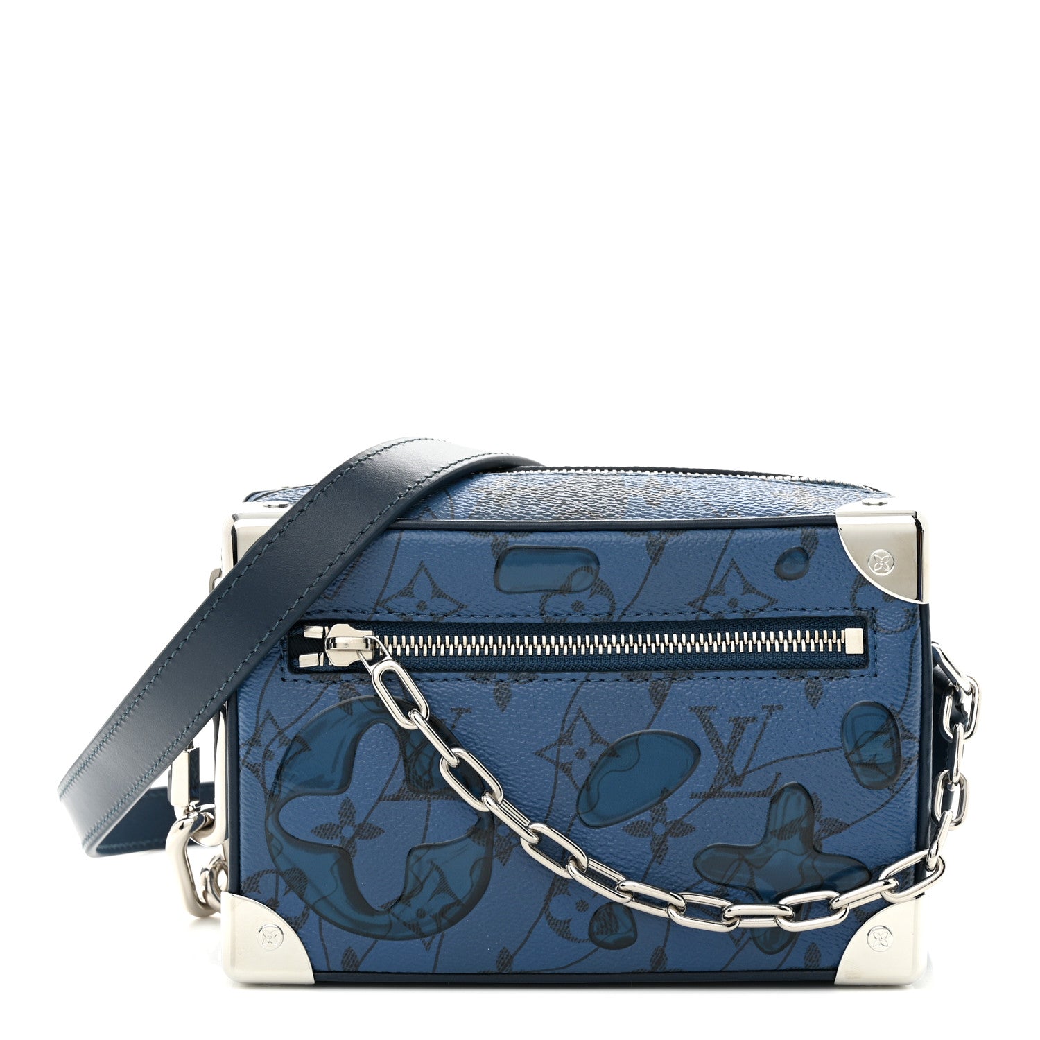 Louis Vuitton Monogram Aquagarden Mini Soft Trunk Abyss Blue 1 of 9