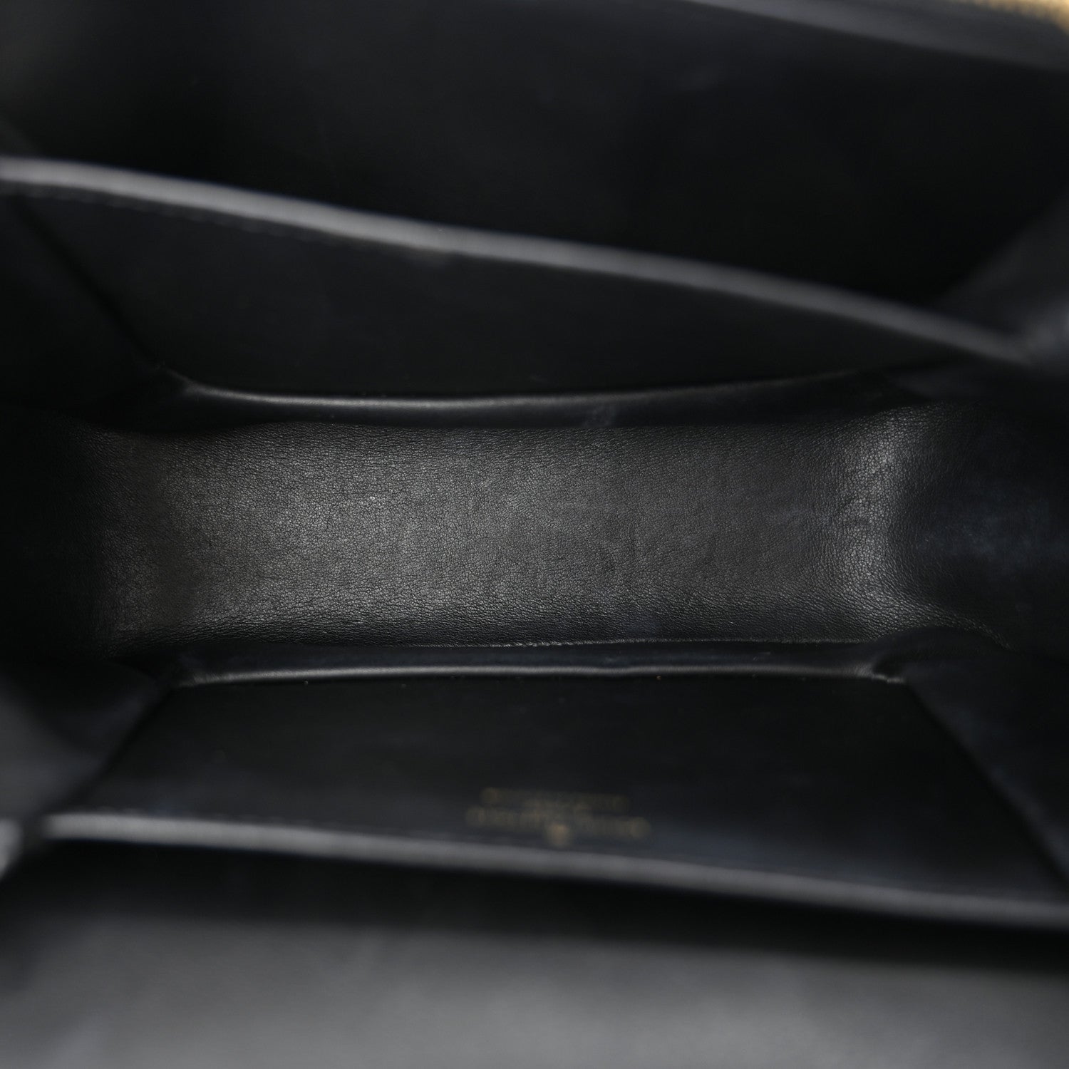 Louis Vuitton Grained Calfskin Vivienne NM Black 5 of 9