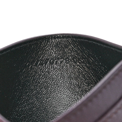 Saint Laurent Lambskin Heart Embossed Monogram Card Case Vintage Cognac 6 of 11