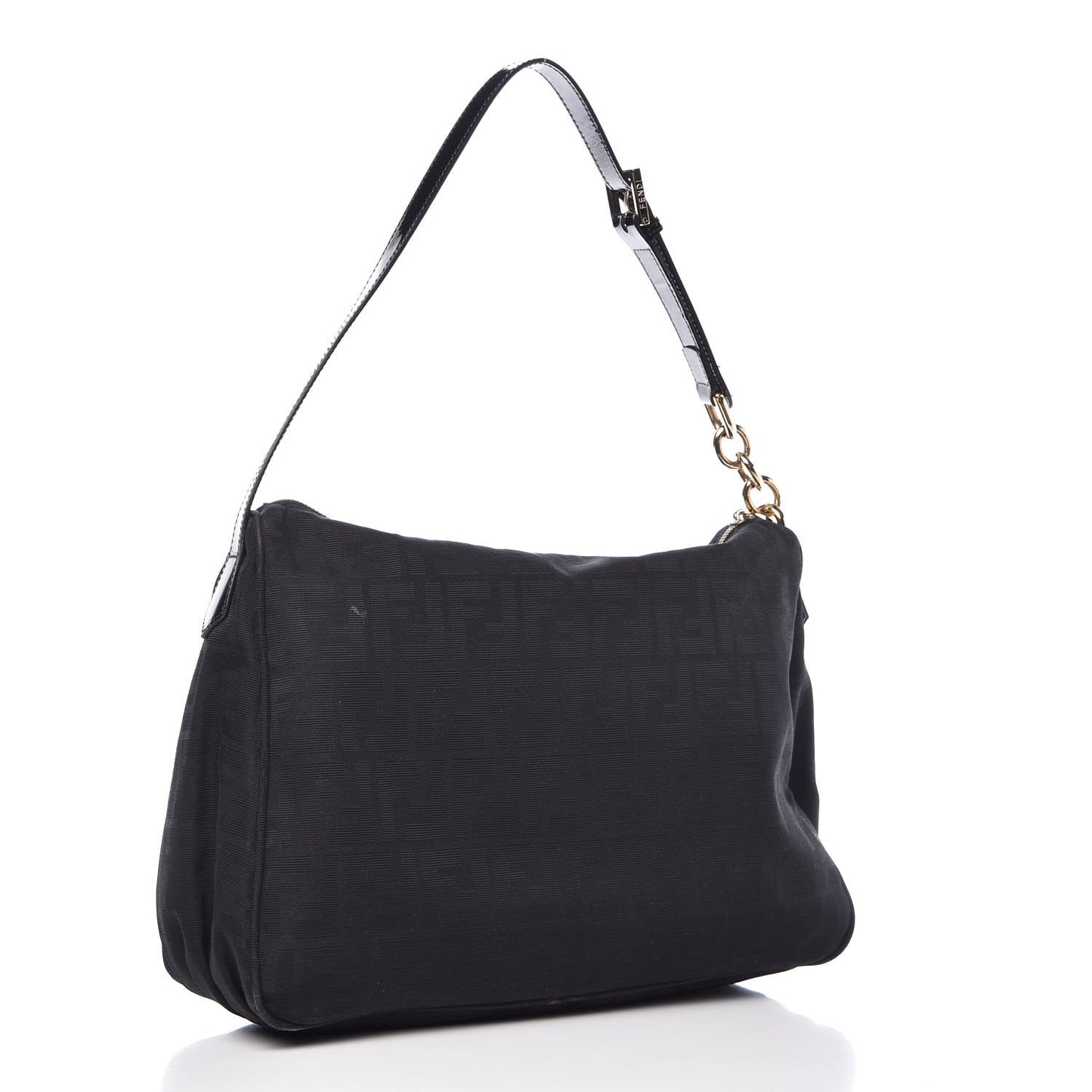 Zucca Enamel Mia Shoulder Bag Black