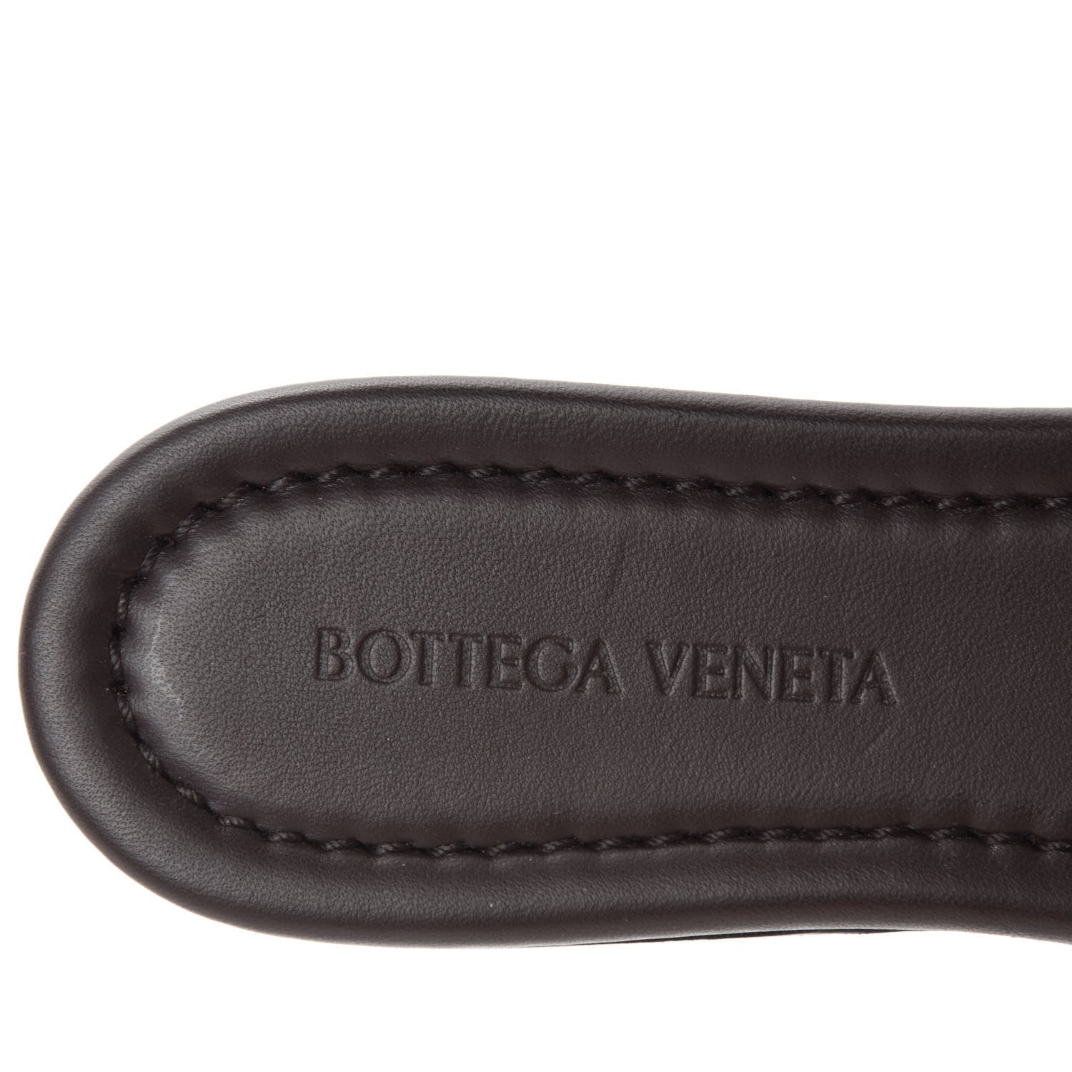 Bottega Veneta Nappa Intrecciato Squared Toe Flat Sandals 38.5 Espresso 7 of 8
