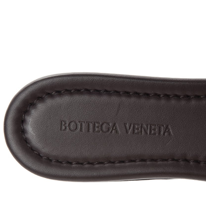 Bottega Veneta Nappa Intrecciato Squared Toe Flat Sandals 38.5 Espresso 7 of 8