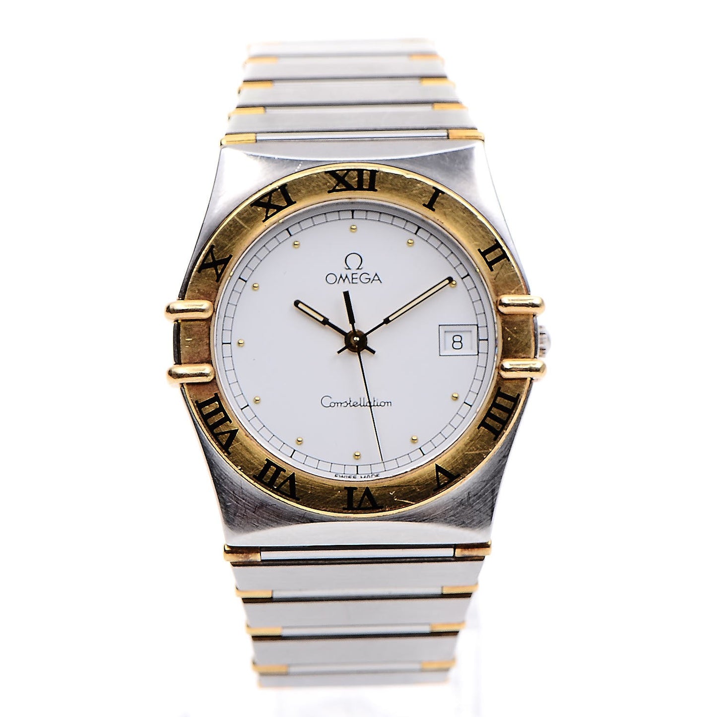 Stainless Steel 33mm Constellation Quartz Watch White 796.1180