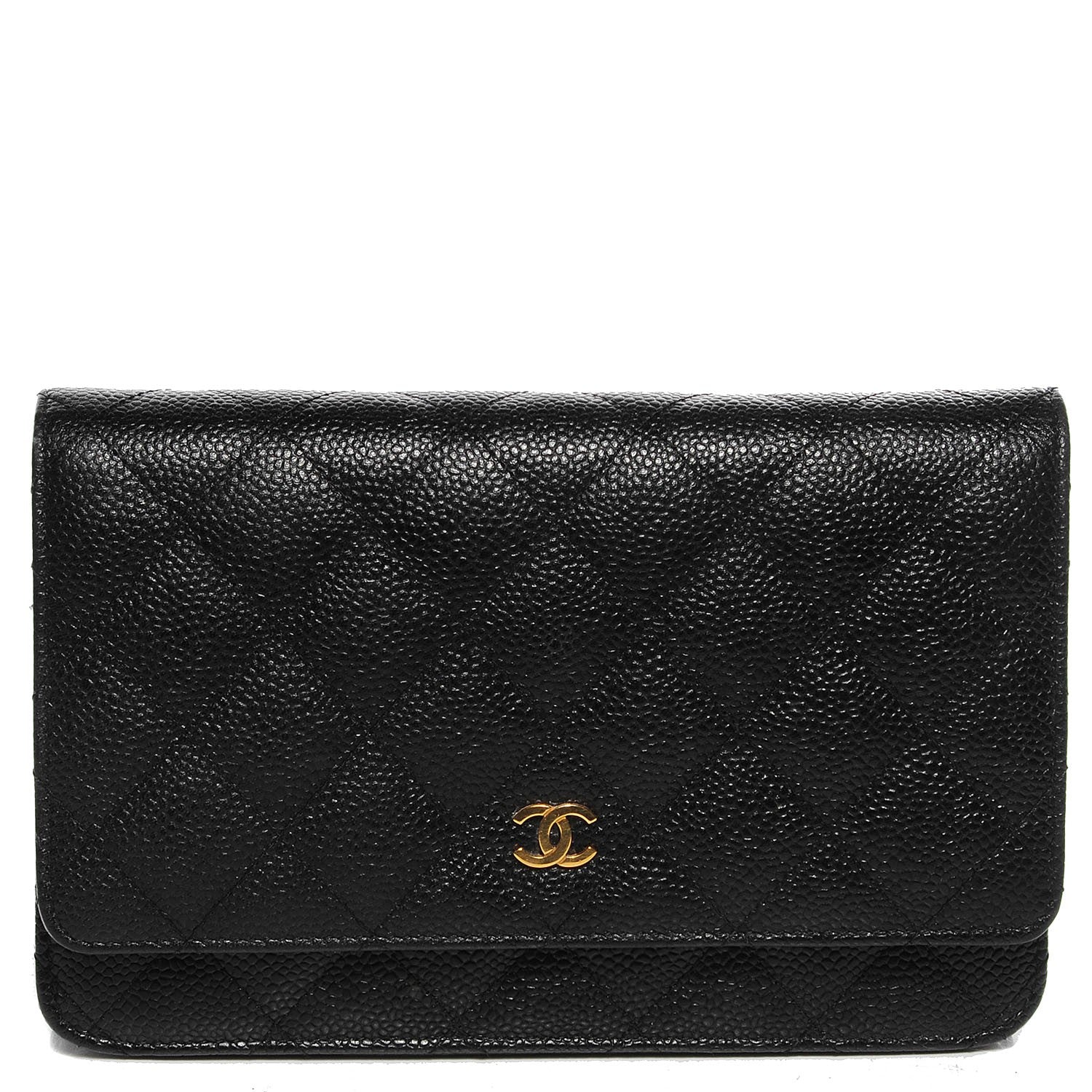 Chanel Caviar Quilted Wallet On Chain WOC Black 1 of 9