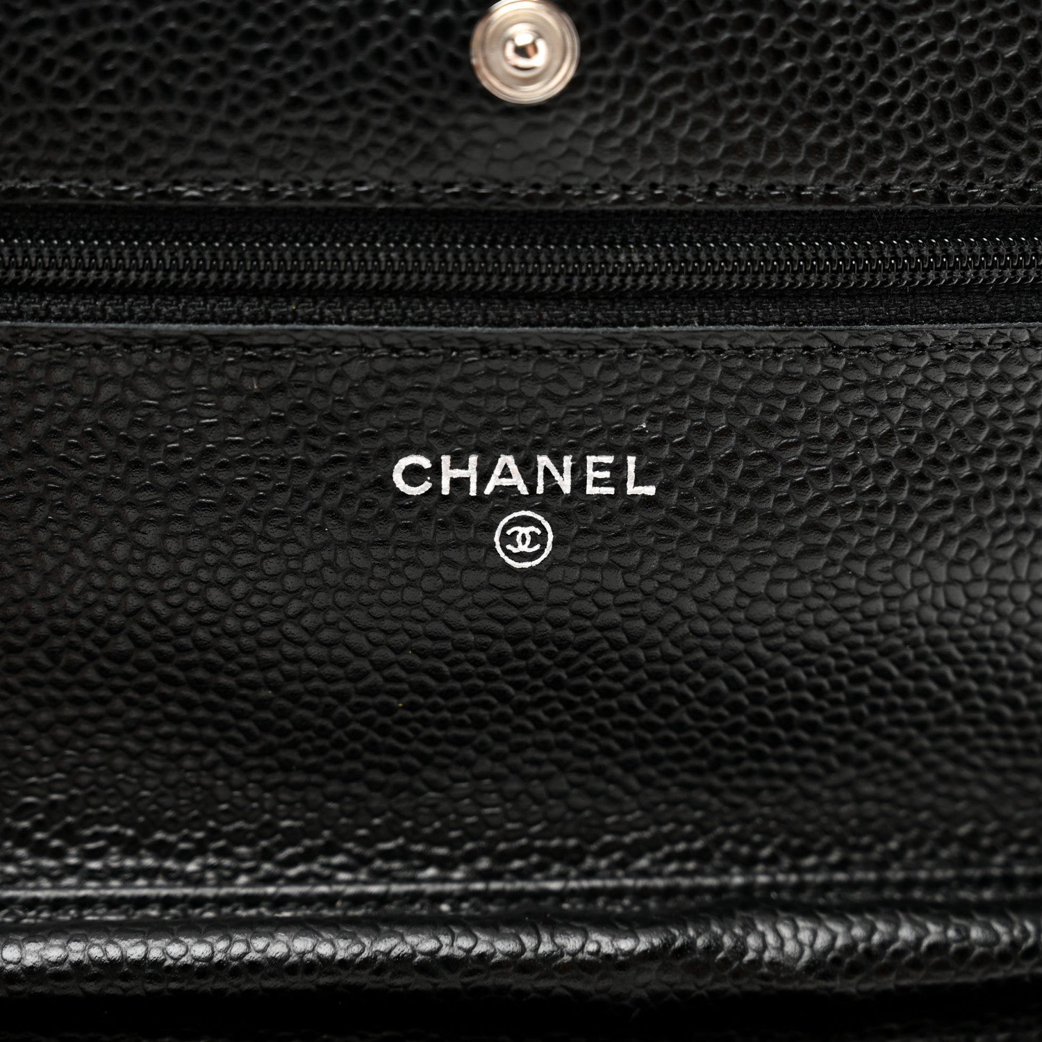 Chanel Caviar Quilted Wallet on Chain WOC Black 6 of 11