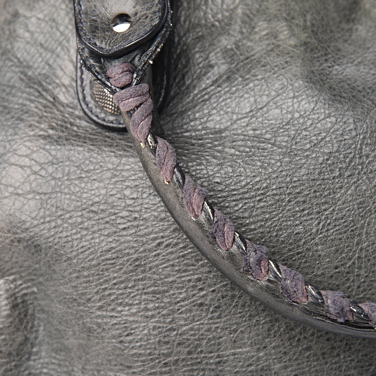 Agneau Giant 21 Silver Hardware Mid Day Grey