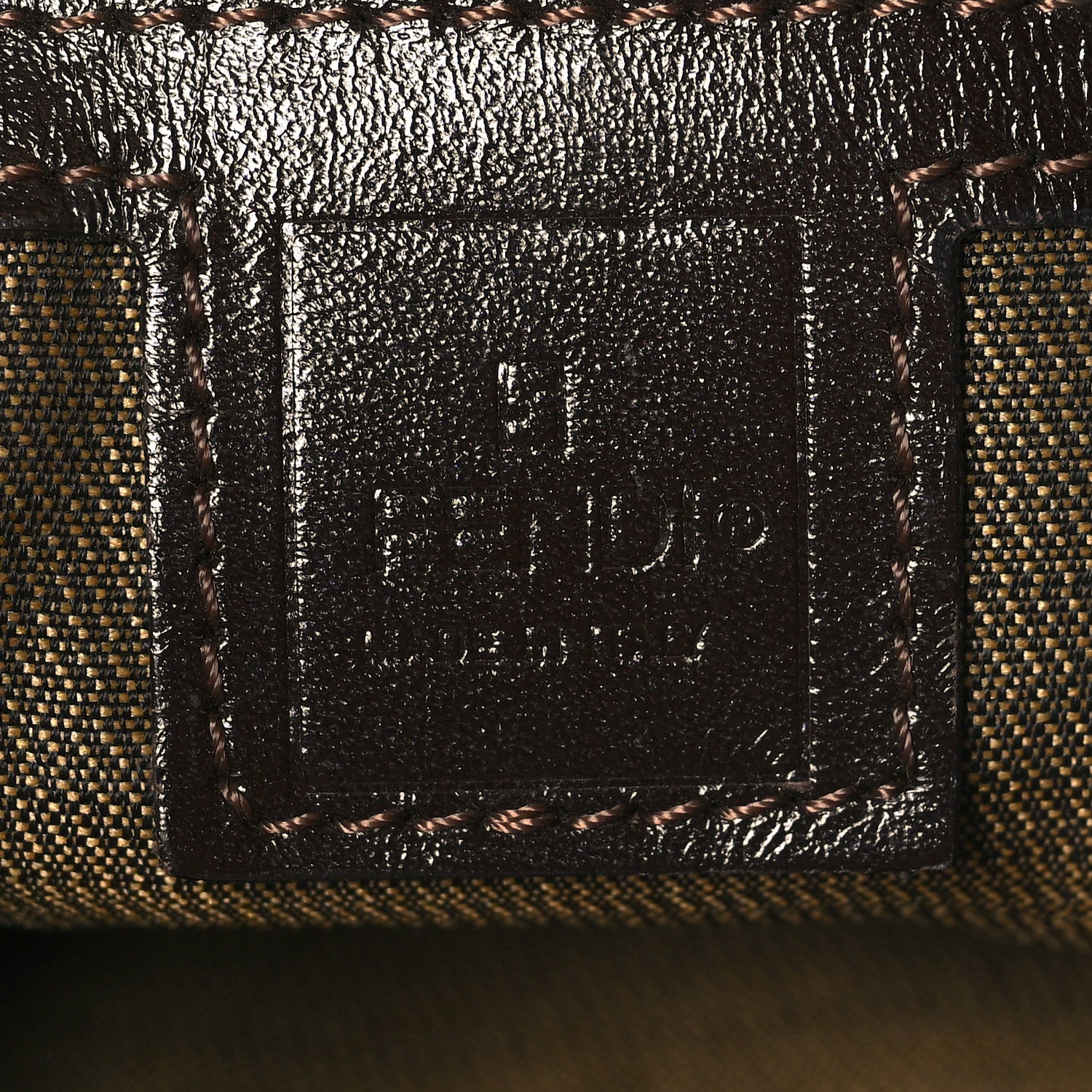 Fendi Zucca Shoulder Bag Tobacco 6 of 10