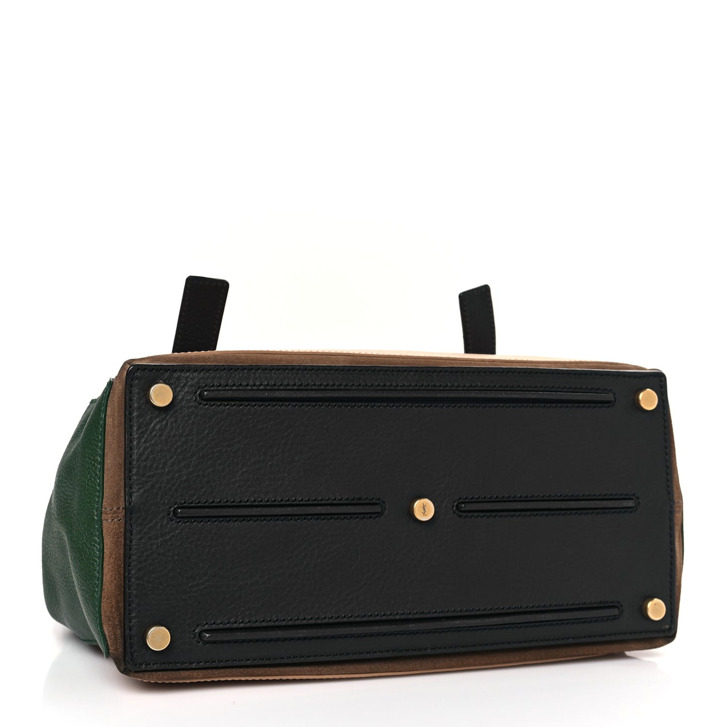 Calfskin Small Muse Two Black Beige Green