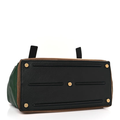 Saint Laurent Calfskin Small Muse Two Black Beige Green 4 of 10
