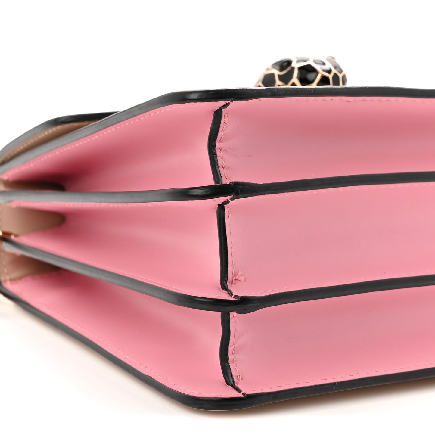 Calfskin Serpenti Forever Top Handle Light Pink