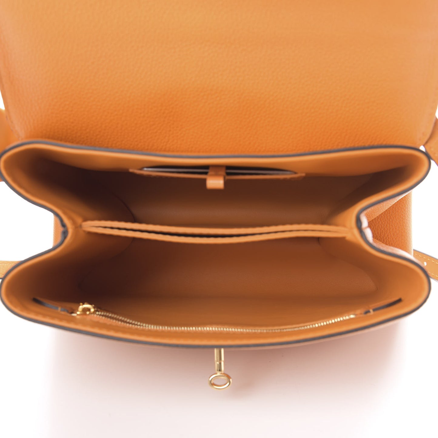 Grained Smooth Calfskin Rose Des Vents PM Amaretto