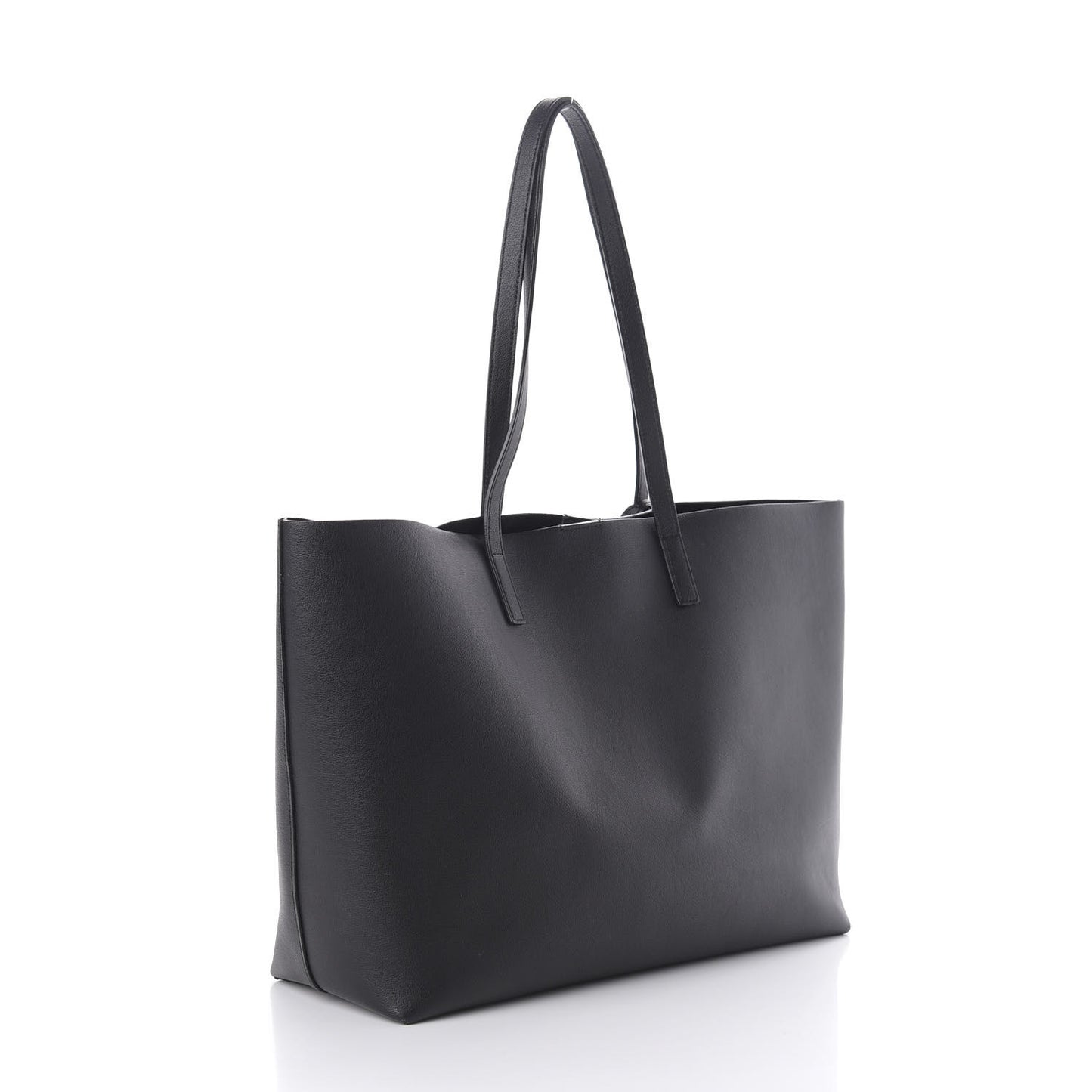 Calfskin Large Shopping Tote Black