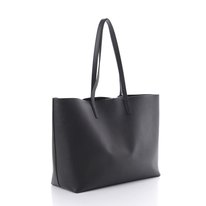 Saint Laurent Calfskin Large Shopping Tote Black 3 of 9