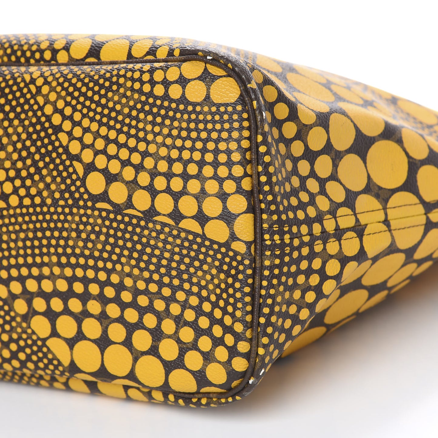Monogram Kusama Waves Neverfull MM Yellow