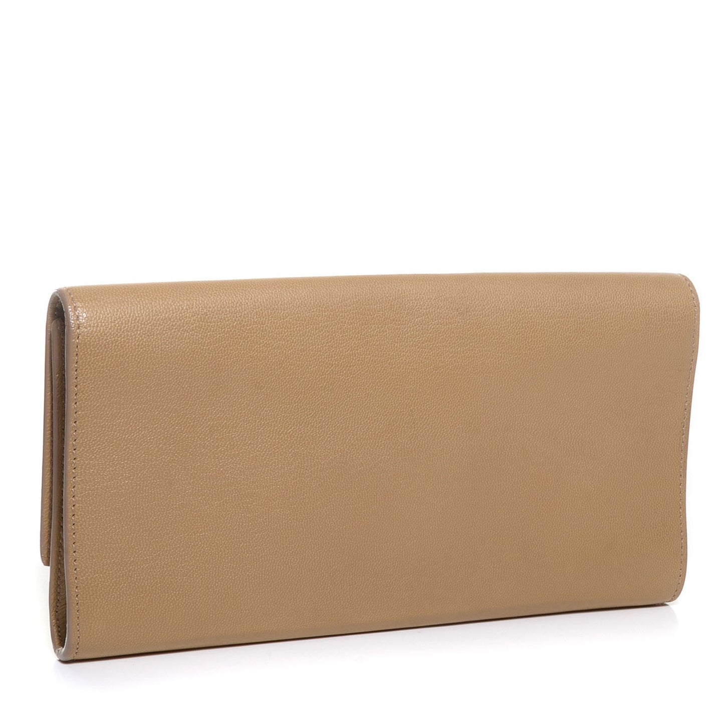 Chevre Small Belle de Jour Clutch Beige